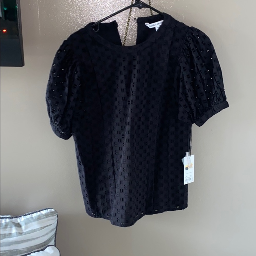 Black Dressy Puffer Sleeve